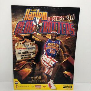 Harlem Globetrotters Autographed 2006 World Tour Program Book Basketball Sports